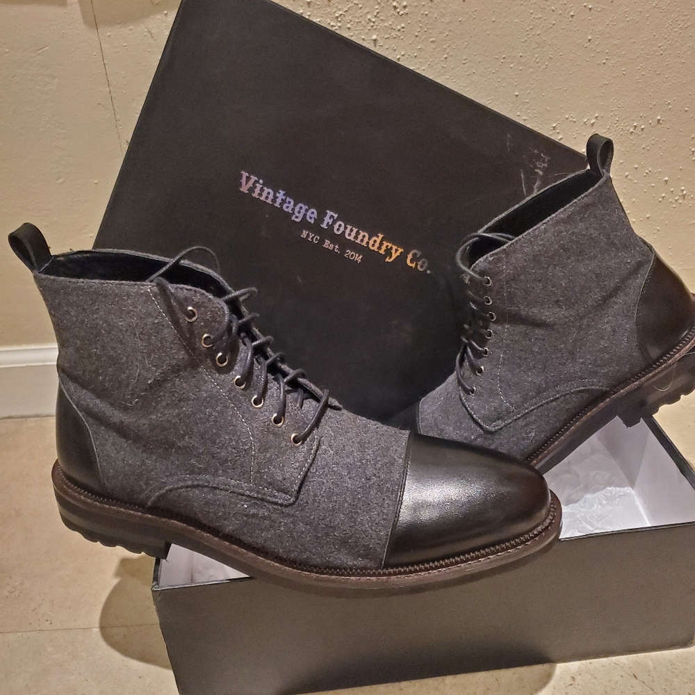 Vintage Foundry Remington Boots 12 mens